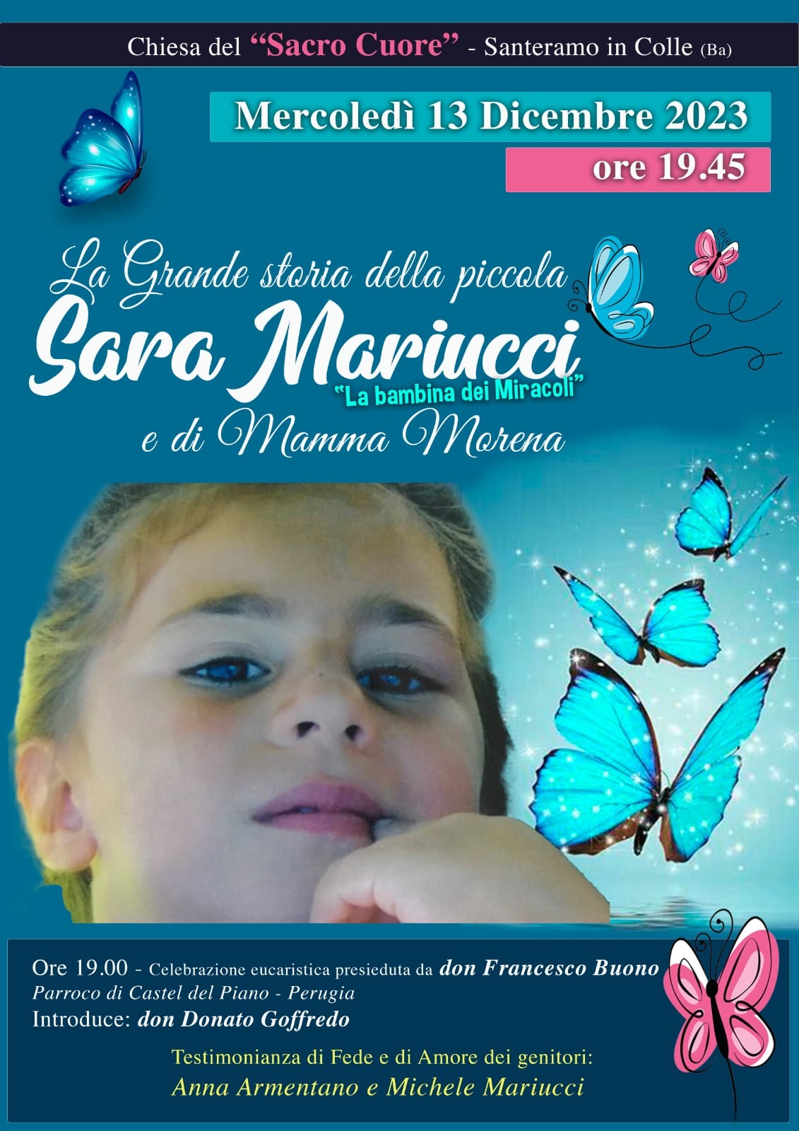 La Grande Storia Della Piccola Sara Marinucci Chiesa Del Sacro Cuore